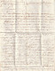 1763 - Marque Postale CHARENTE à Sec - 33 X 5 Mm - Sur Lettre Pliée Avec Corresp De 4 Pages Vers COGNAC - 1701-1800: Voorlopers XVIII