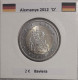 2 Euros Alemania / Germany  2012 Bayern  D,G O J Sin Circular - Allemagne