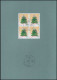 2128 Weihnachten 2009 Viererblock, PTT-Grußkarte Zum Jahreswechsel - Maximumkarten (MC)