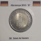 2 Euros Alemania / Germany   2015 Hessen  D O G  Sin Circular - Germania