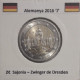 2 Euros Alemania / Germany   2016 Sachsen  D O G Sin Circular - Allemagne