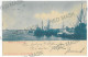 RUS 46 - 11416 ASTRACHAN, Russia, Litho, Harbor And Ships - Old Postcard - Used - 1900 - Russland
