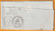 1839 - QV - Lettre Pliée De MONKWEARMOUTH, Sunderland, Angleterre Vers LEGHORN LIVORNO, Toscana Via London & Calais - ...-1840 Prephilately