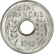 Monnaie, FRENCH INDO-CHINA, Cent, 1943, SPL+, Aluminium, KM:26 - Andere & Zonder Classificatie