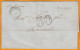 1855 - Corps Expéditionnaire D' Italie - Enveloppe Pliée De Rome Roma Vers Marseille - VIA DI MARE Par Vapeur - Taxe 30 - Unclassified