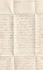 1841 - Cursive 76 NOUVION En PONTHIEU, Somme Sur Lettre Pliée Avec Corresp Vers DOUAI Via Paris - Cad Arrivée - 1801-1848: Voorlopers XIX