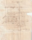 1837 - Cursive 77 ROQUECOURBE Tarn Sur Lettre Pliée Avec Corresp Vers CORDES - Via CASTRES, Décime Rural - Cad Fleurons - 1801-1848: Précurseurs XIX