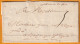 1771 - Marque Postale Manuscrite VILLENEUVE DE BERG, Ardèche Sur Lettre Vers BARJAC, Gard - Taxe 5 - 1701-1800: Voorlopers XVIII
