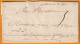 1771 - Marque Postale Manuscrite VILLENEUVE DE BERG, Ardèche Sur Lettre Vers BARJAC, Gard - Taxe 5 - 1701-1800: Précurseurs XVIII