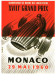 Grand Prix De Monaco 1960 - Reproduction D' Affiche Publicité -  Carte Postale - Grand Prix / F1