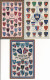 COAT OF ARMS GREAT BRITAIN  5 CARDS - Histoire