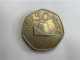 1969 UK Guernsey 50 Pence Coin, XF Extremely Fine - Channel Islands