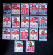 Trading Cards, Carte De Collection, Sports, Football, Panini 50, 1961-2011, STADE MALHERBE CAEN, Lot De 17 TRADIND CARDS - Trading Cards