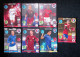 Trading Cards, Carte De Collection, Sports, Football, UEFA And EURO 2016, Panini, LOT DE 7 TRADIND CARDS - Trading Cards