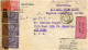 1943 Saudi Arabia Mecca Censored Registered To USA Faults - Saudi Arabia