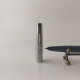 Vintage Fountain Pen Parker 17 Grey Plastic Steel Cap Fine Nib Made In France #5521 - Stylos