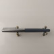 Delcampe - Vintage Fountain Pen Parker 17 Grey Plastic Steel Cap Fine Nib Made In France #5521 - Stylos