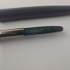 Delcampe - Vintage Fountain Pen Parker 17 Grey Plastic Steel Cap Fine Nib Made In France #5521 - Schreibgerät