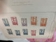 1946 Stamp Peace Collection Hinged Landscape 8 Pages - Collections (en Albums)