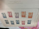 1946 Stamp Peace Collection Hinged Landscape 8 Pages - Sammlungen (im Alben)