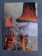 LENTICULAR  Postcard -  Brumda - Old Fairy Tale. STEREO 3D Bee - Mushroom - Stereoscope Cards