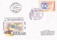 FIRST ROMANIAN STAMP ANNIVERSARY, BULL'S HEAD, OVERPRINT STAMP, SPECIAL COVER, 1998, ROMANIA - Lettres & Documents