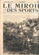 JEUX OLYMPIQUES 1924  - CHAMONIX - REVUE MIROIR DES SPORTS - 08-03-1923 - - Otros & Sin Clasificación