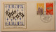 EUROPA 1972 - SYMBOLE COMMUN / Cathédrale Aix La Chapelle - Document Philatélique Format Enveloppe 2 Timbres Et Cachet - 1972