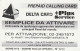 PREPAID PHONE CARD ITALIA  (CZ203 - Schede GSM, Prepagate & Ricariche