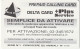 PREPAID PHONE CARD ITALIA  (CZ158 - [2] Handy-, Prepaid- Und Aufladkarten