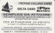 PREPAID PHONE CARD ITALIA  (CZ130 - [2] Handy-, Prepaid- Und Aufladkarten