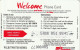 PREPAID PHONE CARD ITALIA WELCOME (CZ21 - Cartes GSM Prépayées & Recharges