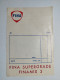 Facturette Publicitaire FINA SUPERGRADE FINAMIX 3 (Années 1960-70) 10 X 14,5 Cm Env - Cars