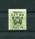 Central Lithuania 1920 Mi. 8, SC 17, Overprint Variety Abart MH* - Lituania