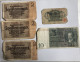 5 Billets De Collection Allemagne 1, 2 Et 10 Rentenmark Années 30 - Zonder Classificatie