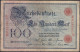 Reichsbanknote 100 Mark 1905 Ro 23b Pick 24 UDR S Serie D Erh. F- (4-)   (27272 - Other & Unclassified
