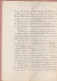 VP 2 FEUILLES - 1891 - BAIL A FERME - COLIGNY - BOURG - VIRIAT - Manuscripts