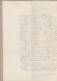 VP 4 FEUILLES - 1881 - PARTAGE - ST GENIS LAVAL - CHAPONOST - ORLIENA - Manuscrits