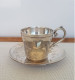 Tasse Et Sa Sous-tasse En ARGENT. Poinçons Minerve + DOUTRE-ROUSSEL - 1911/1913 - Silverware