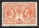 CAYMAN Is.....KING GEORGE V...(1910-36..)....." 1932.."......1 & HALFd.......SG87.......MH... - Iles Caïmans