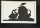 DR: Ansichtskarte - Scherenschnitt - "Vogel-Diebe" Von CARUS Aus HAMBURG Vom 27.10.1928 - Scherenschnitt - Silhouette
