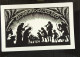 Österreich : Ansichtskarte -Scherenschnitt - "GLORIAIN EXCELSIS DEO" Von Josefine Allmayer Aus SULZ-STANGAU V. 22.7.1929 - Scherenschnitt - Silhouette