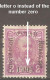 Montenegro 1906, Error Letter O Instead Of The Number Zero - Montenegro