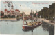 CPA Batellerie  Mulhouse  (68)  Une Péniche  Sur Le Canal Près De La Poste Nom   Commerzienrat ... - Houseboats