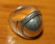 Bague Boule Argent 925 T56 - Silver Ring - Anelli