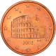 Italie, 5 Euro Cent, The Flavius Amphitheatre, 2002, SPL+, Copper Plated Steel - Italien
