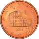 Italie, 5 Euro Cent, The Flavius Amphitheatre, 2002, SPL+, Copper Plated Steel - Italia