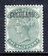 ZULULAND — SCOTT 12a — 1888 ½d QV OVERPRINT WITH PERIOD — MH — SCV $62 - Zoulouland (1888-1902)