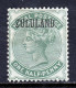 ZULULAND — SCOTT 12a — 1888 ½d QV OVERPRINT WITH PERIOD — MH — SCV $62 - Zululand (1888-1902)