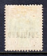 ZULULAND — SCOTT 6 — 1888 4d QV OVERPRINT — MH — SCV $60 - Zululand (1888-1902)